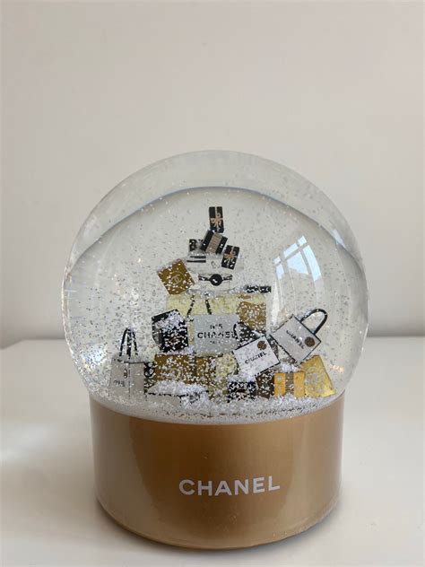 chanel snow globes